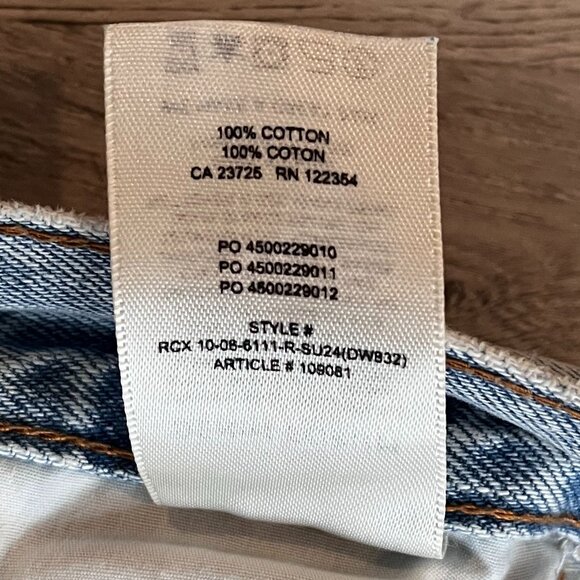 Aritzia Denim Forum The Farrah Hi-rise Wide Jean Size 25 - Picture 9 of 9